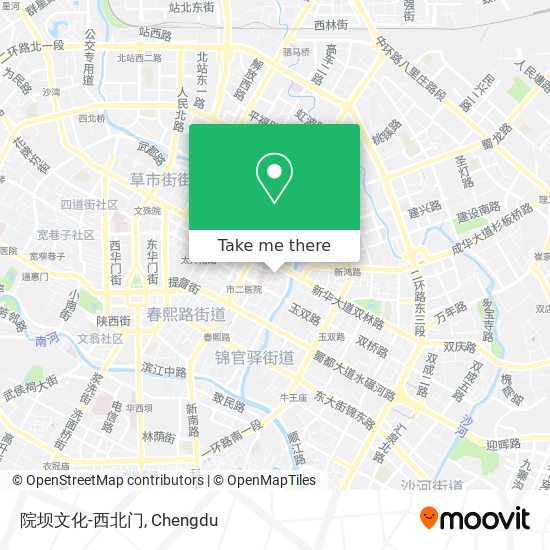 院坝文化-西北门 map