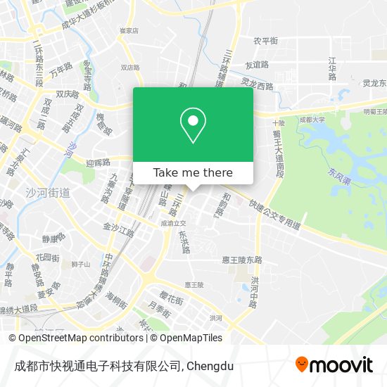 成都市快视通电子科技有限公司 map