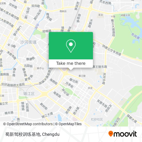 蜀新驾校训练基地 map