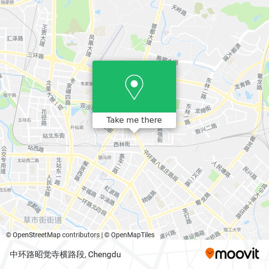 中环路昭觉寺横路段 map