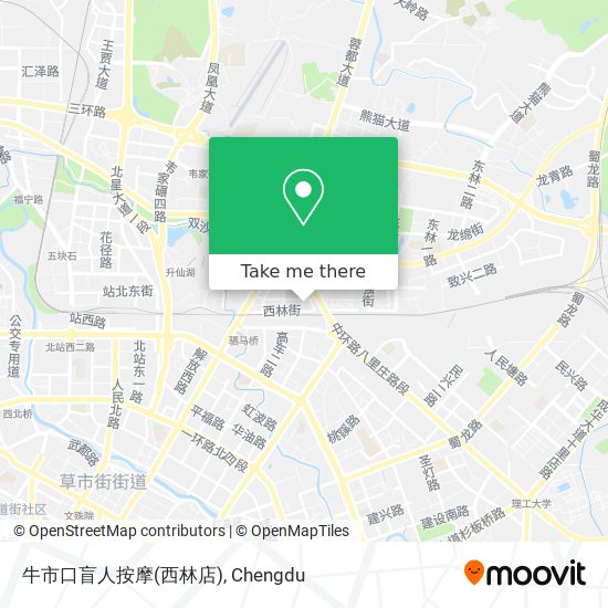 牛市口盲人按摩(西林店) map