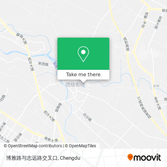 博雅路与志远路交叉口 map