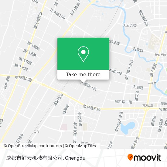 成都市虹云机械有限公司 map