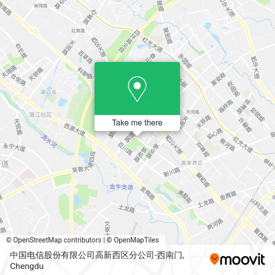 中国电信股份有限公司高新西区分公司-西南门 map