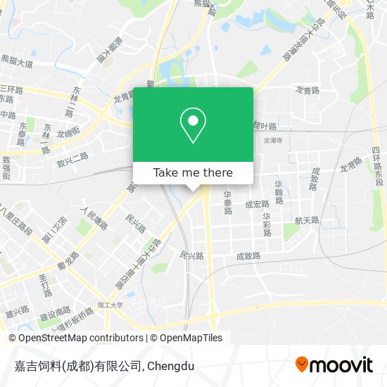嘉吉饲料(成都)有限公司 map