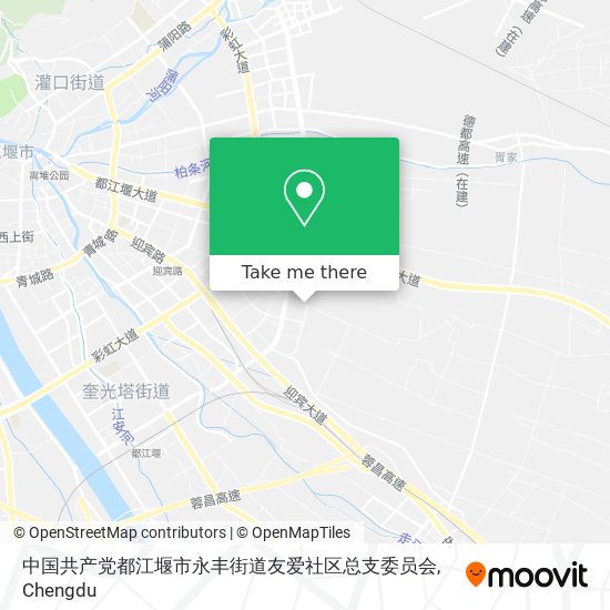 中国共产党都江堰市永丰街道友爱社区总支委员会 map