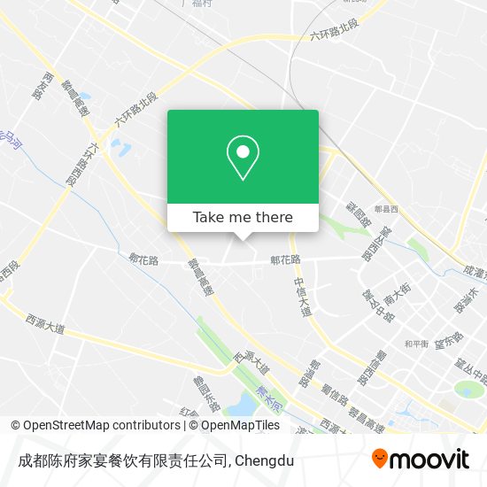 成都陈府家宴餐饮有限责任公司 map