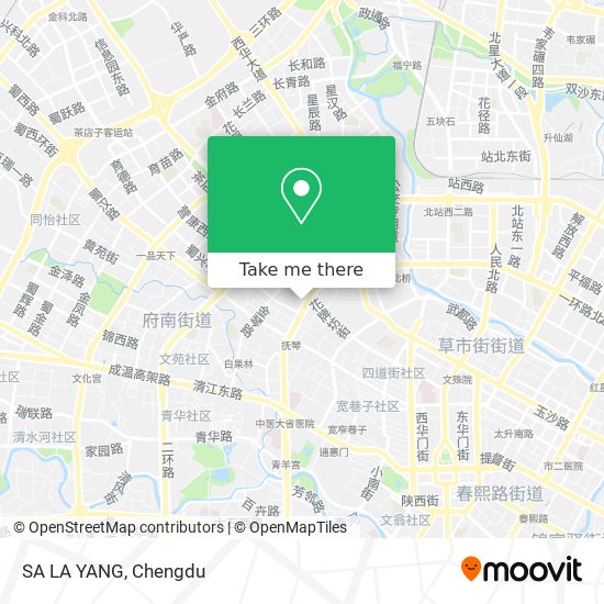 SA LA YANG map