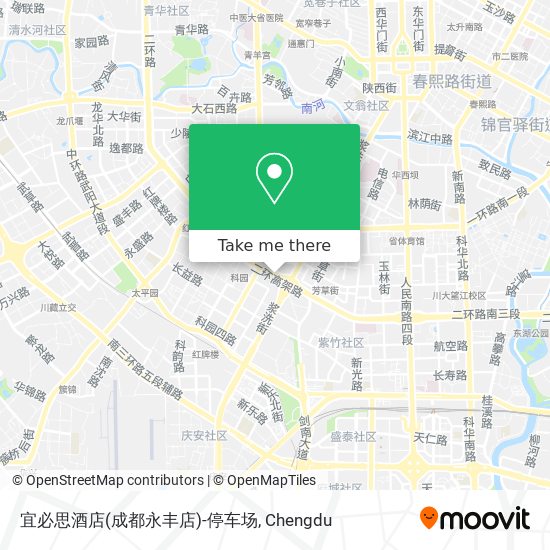 宜必思酒店(成都永丰店)-停车场 map