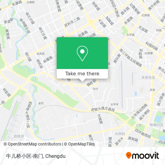 牛儿桥小区-南门 map
