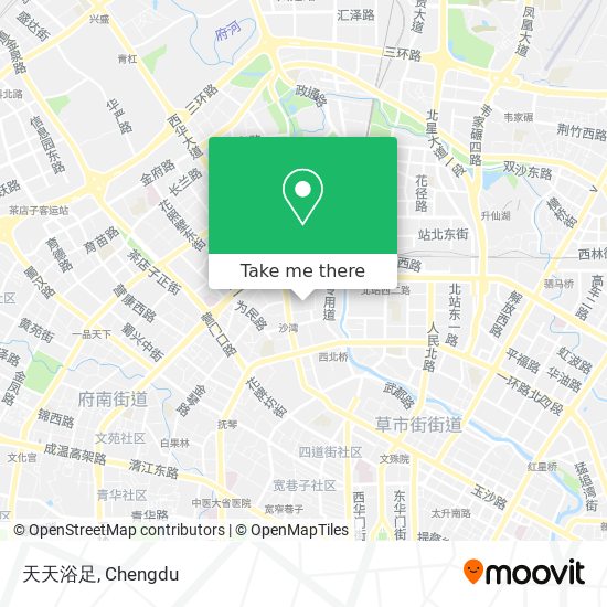 天天浴足 map