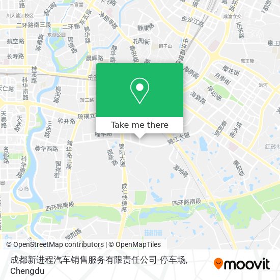 成都新进程汽车销售服务有限责任公司-停车场 map