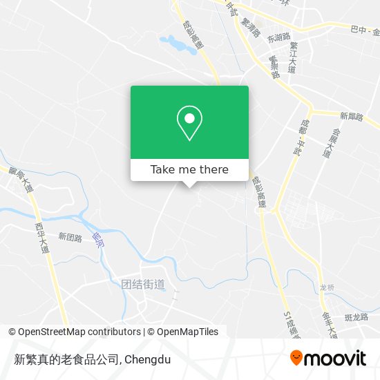 新繁真的老食品公司 map