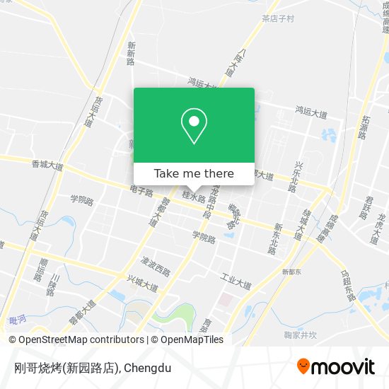 刚哥烧烤(新园路店) map