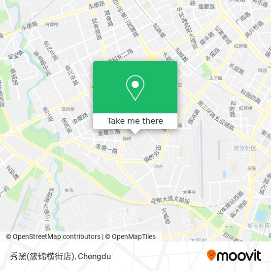 秀黛(簇锦横街店) map
