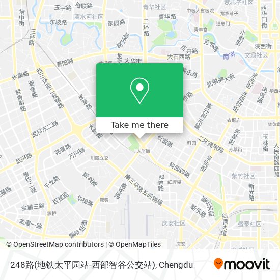 248路(地铁太平园站-西部智谷公交站) map