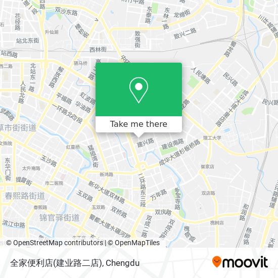 全家便利店(建业路二店) map