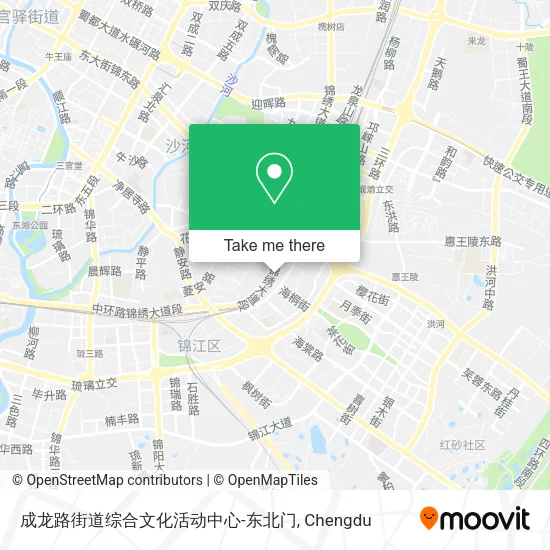 成龙路街道综合文化活动中心-东北门 map