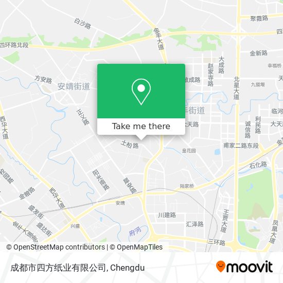 成都市四方纸业有限公司 map