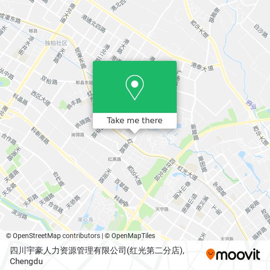 四川宇豪人力资源管理有限公司(红光第二分店) map