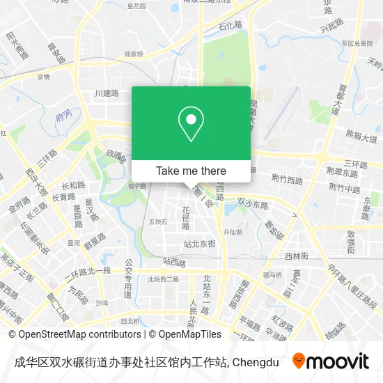 成华区双水碾街道办事处社区馆内工作站 map