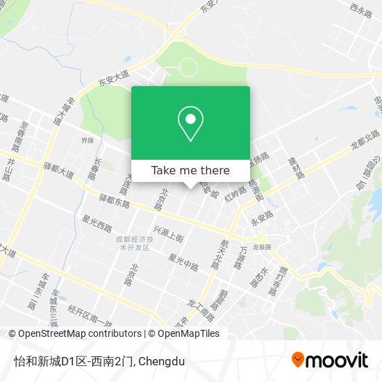 怡和新城D1区-西南2门 map