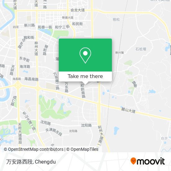 万安路西段 map