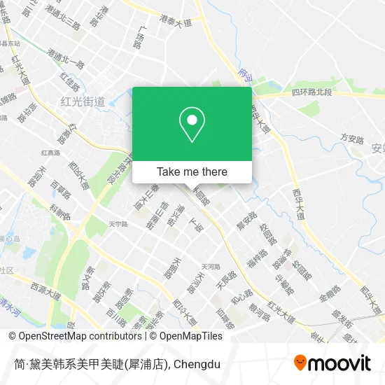 简·黛美韩系美甲美睫(犀浦店) map