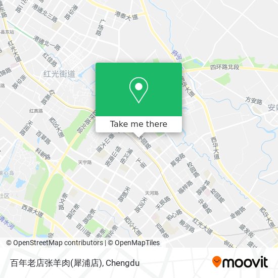 百年老店张羊肉(犀浦店) map