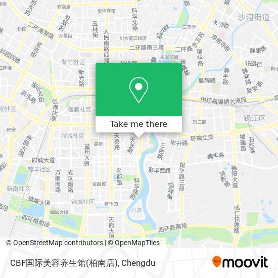 CBF国际美容养生馆(柏南店) map
