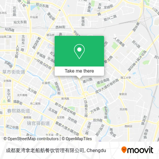 成都夏湾拿老船舫餐饮管理有限公司 map