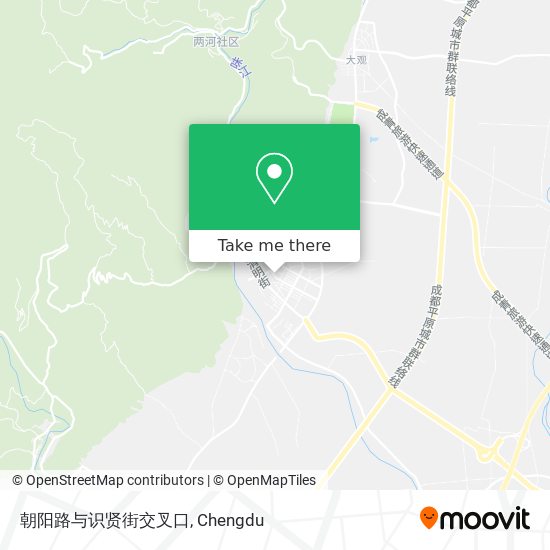 朝阳路与识贤街交叉口 map