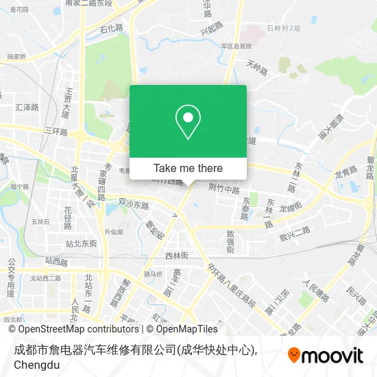成都市詹电器汽车维修有限公司(成华快处中心) map