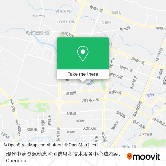 现代中药资源动态监测信息和技术服务中心成都站 map