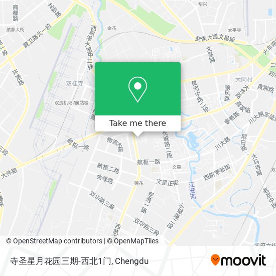 寺圣星月花园三期-西北1门 map