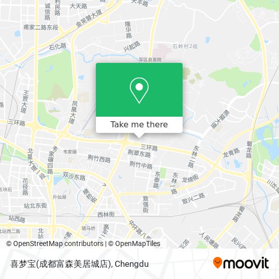 喜梦宝(成都富森美居城店) map