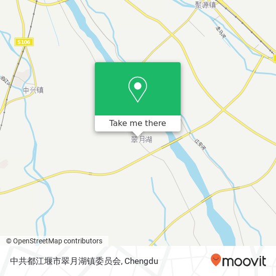 中共都江堰市翠月湖镇委员会 map