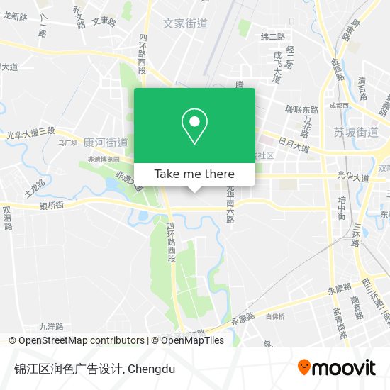 锦江区润色广告设计 map