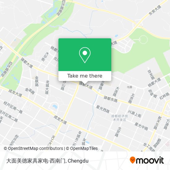 大面美德家具家电-西南门 map