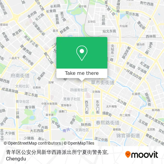 青羊区公安分局新华西路派出所宁夏街警务室 map