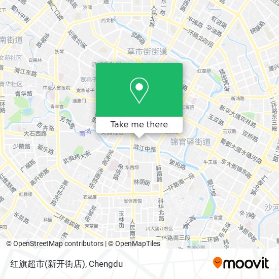 红旗超市(新开街店) map