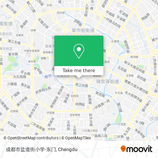 成都市盐道街小学-东门 map