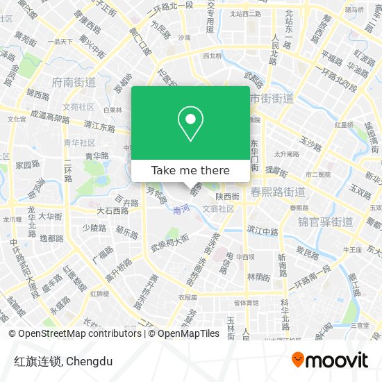 红旗连锁 map