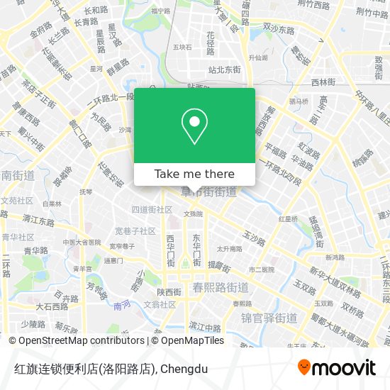 红旗连锁便利店(洛阳路店) map