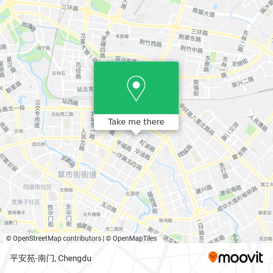 平安苑-南门 map