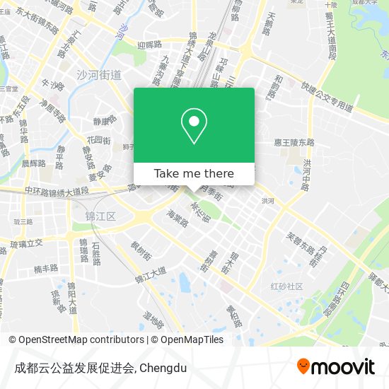 成都云公益发展促进会 map