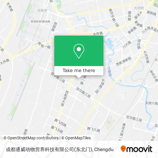 成都通威动物营养科技有限公司(东北门) map