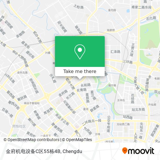 金府机电设备C区55栋4B map