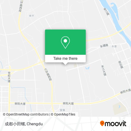 成都小田螺 map
