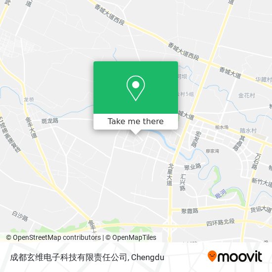 成都玄维电子科技有限责任公司 map